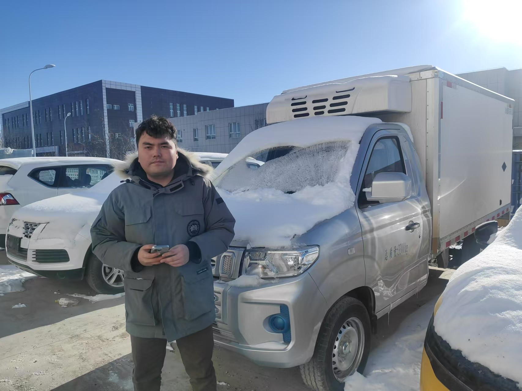 Latest company case about EC71L refrigerated truck is about to go abroad